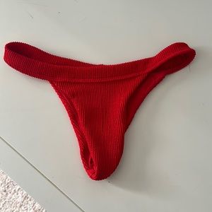 NWOT Frankie’s bikinis red bottoms!